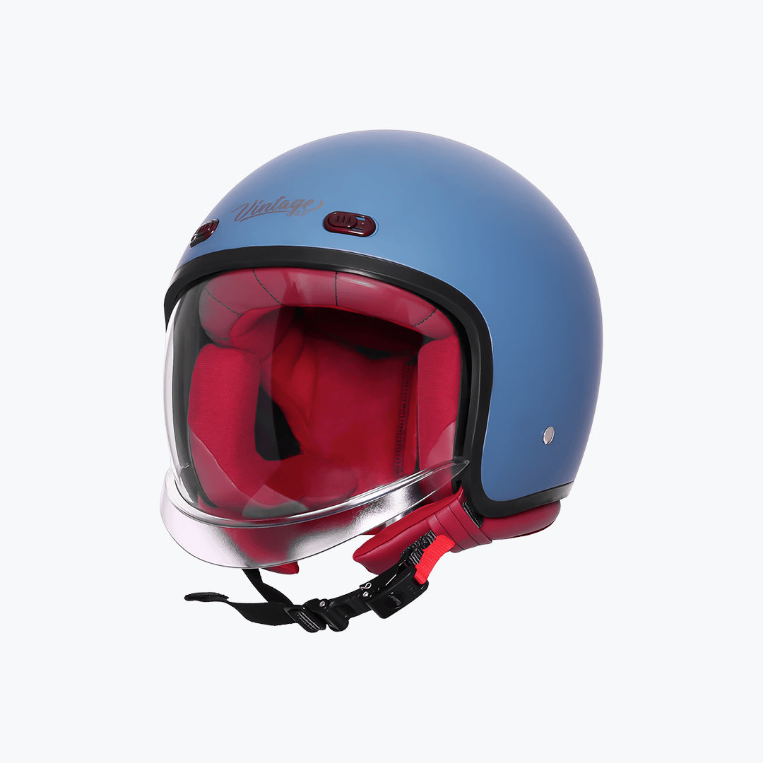 Steelbird SBH-67 Vintage DOT 5.0 Open Face Motorcycle Helmet