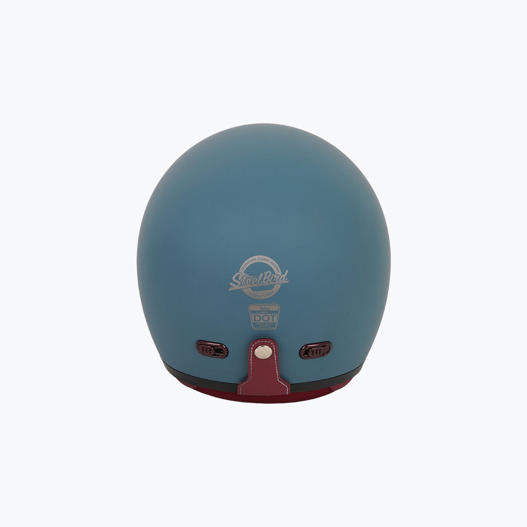 Steelbird SBH-67 Vintage DOT 5.0 Open Face Motorcycle Helmet