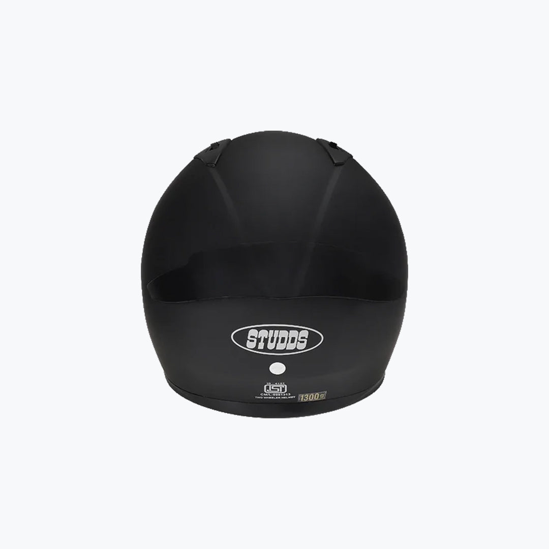 STUDDS Thunder Full Face Helmet Matt Black