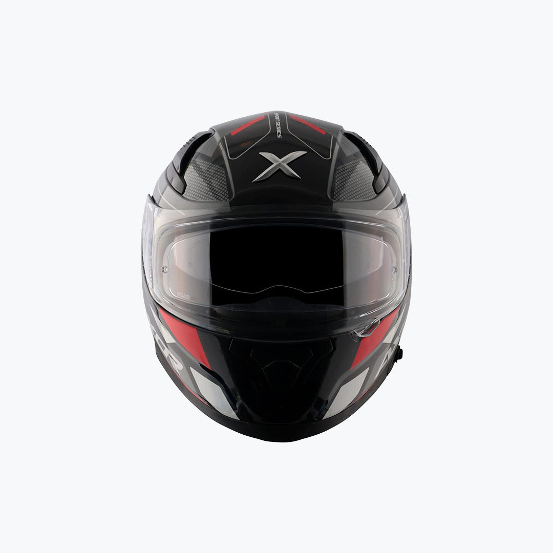 AXOR Apex Turbine Black Red Grey Full Face Helmet