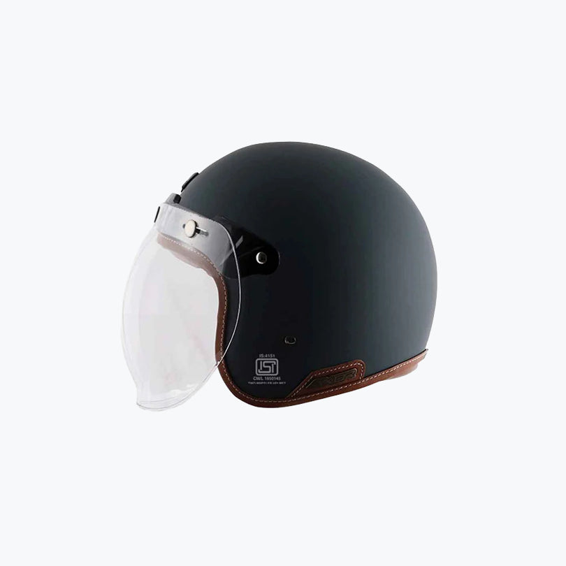 Axor Retro Jet Leather Dull Slate Helmet
