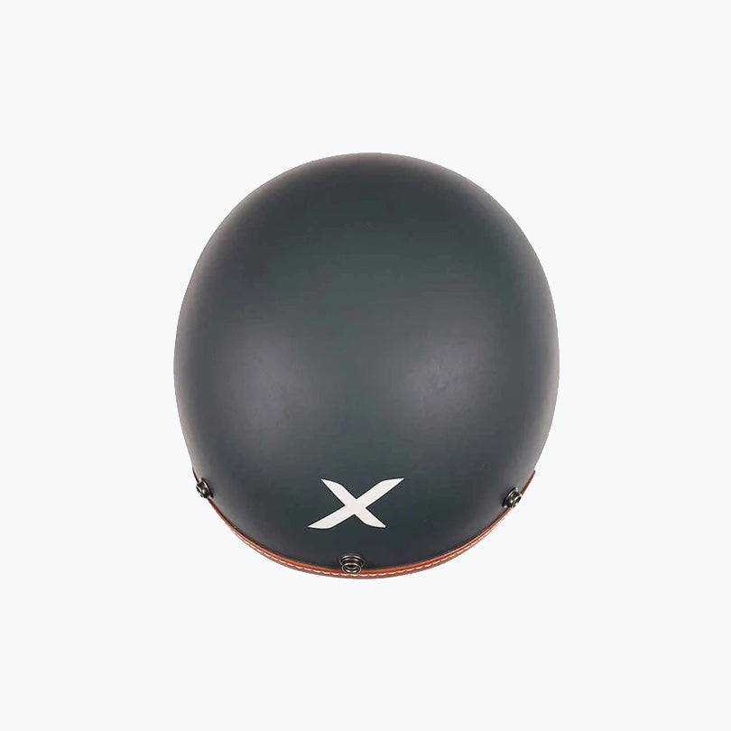 Axor Retro Jet Leather Dull Slate Helmet