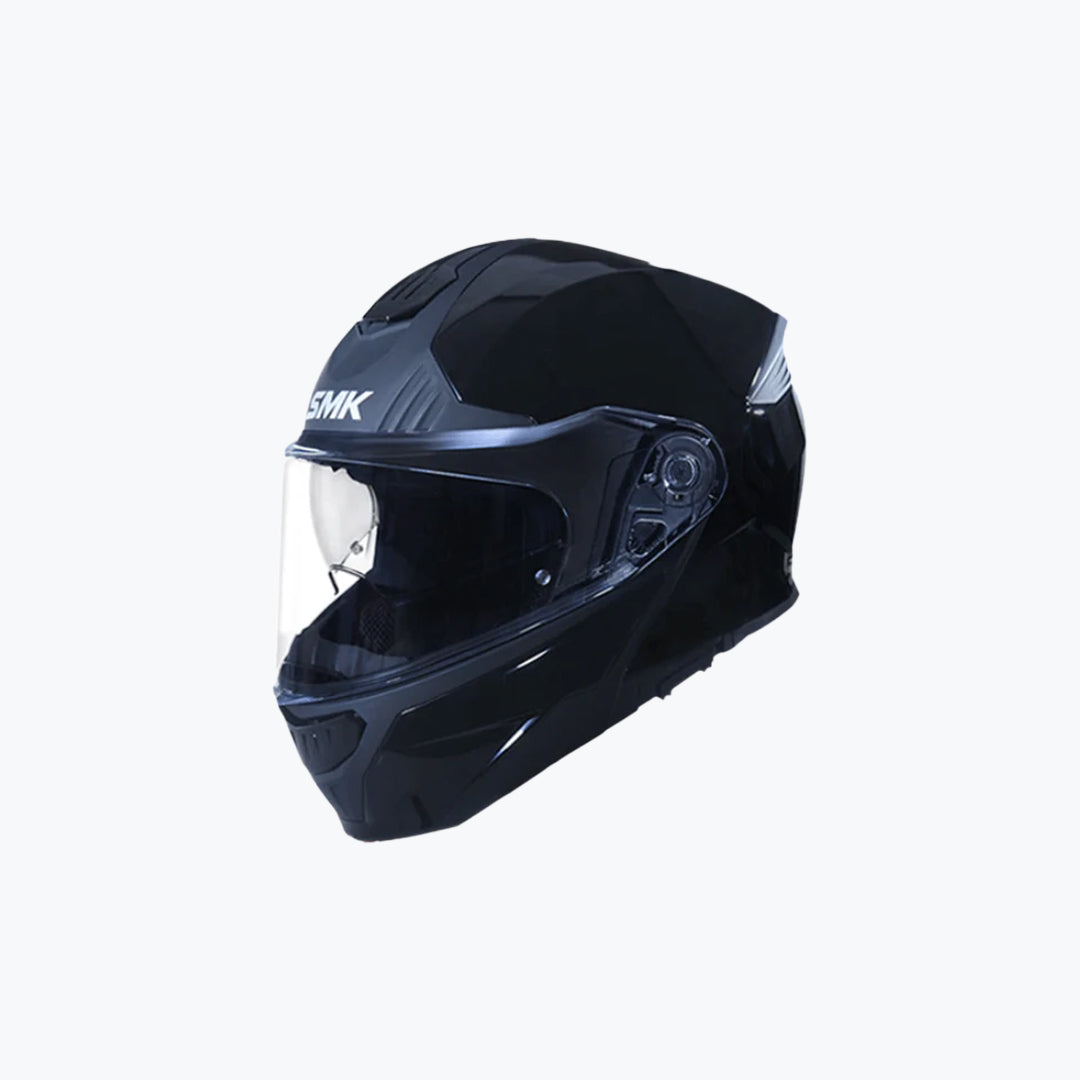 SMK Gullwing GL200 Flip-Up Modular Helmet Gloss Black XL Size