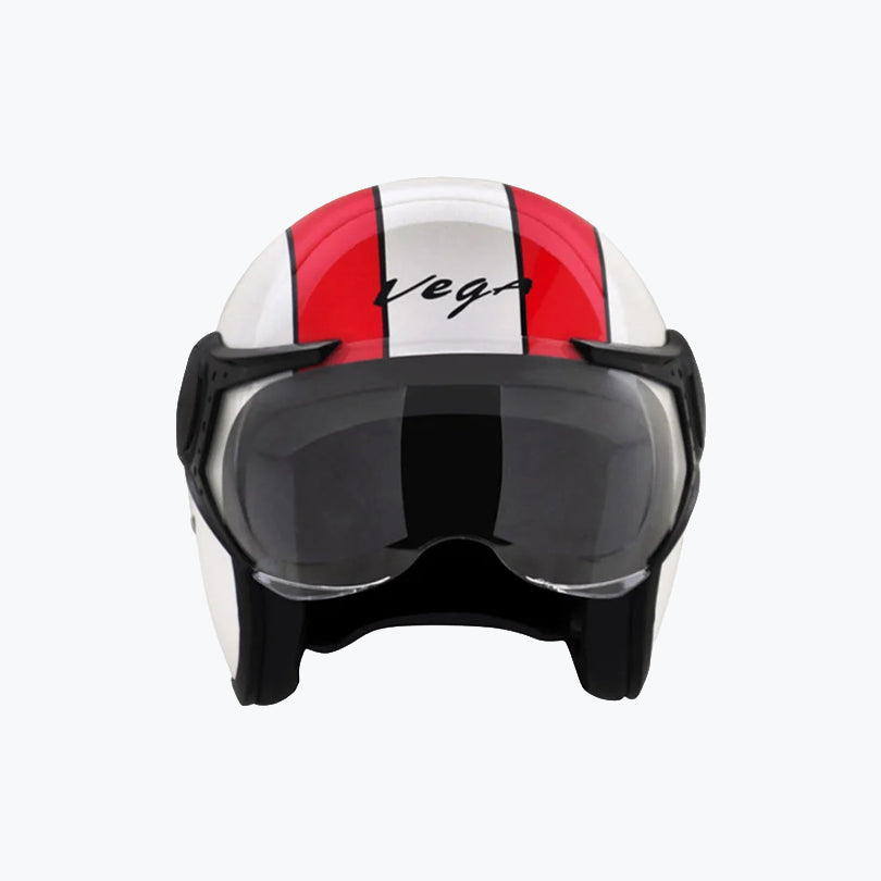 Vega jet 777 With Visor White Red