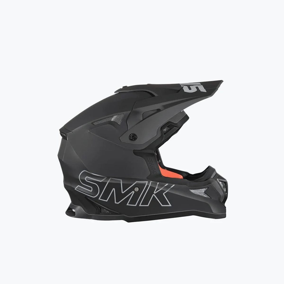 SMK Allterra S01 Unicolour MA260 Matt Black Grey Adventure Full Face Helmet - L