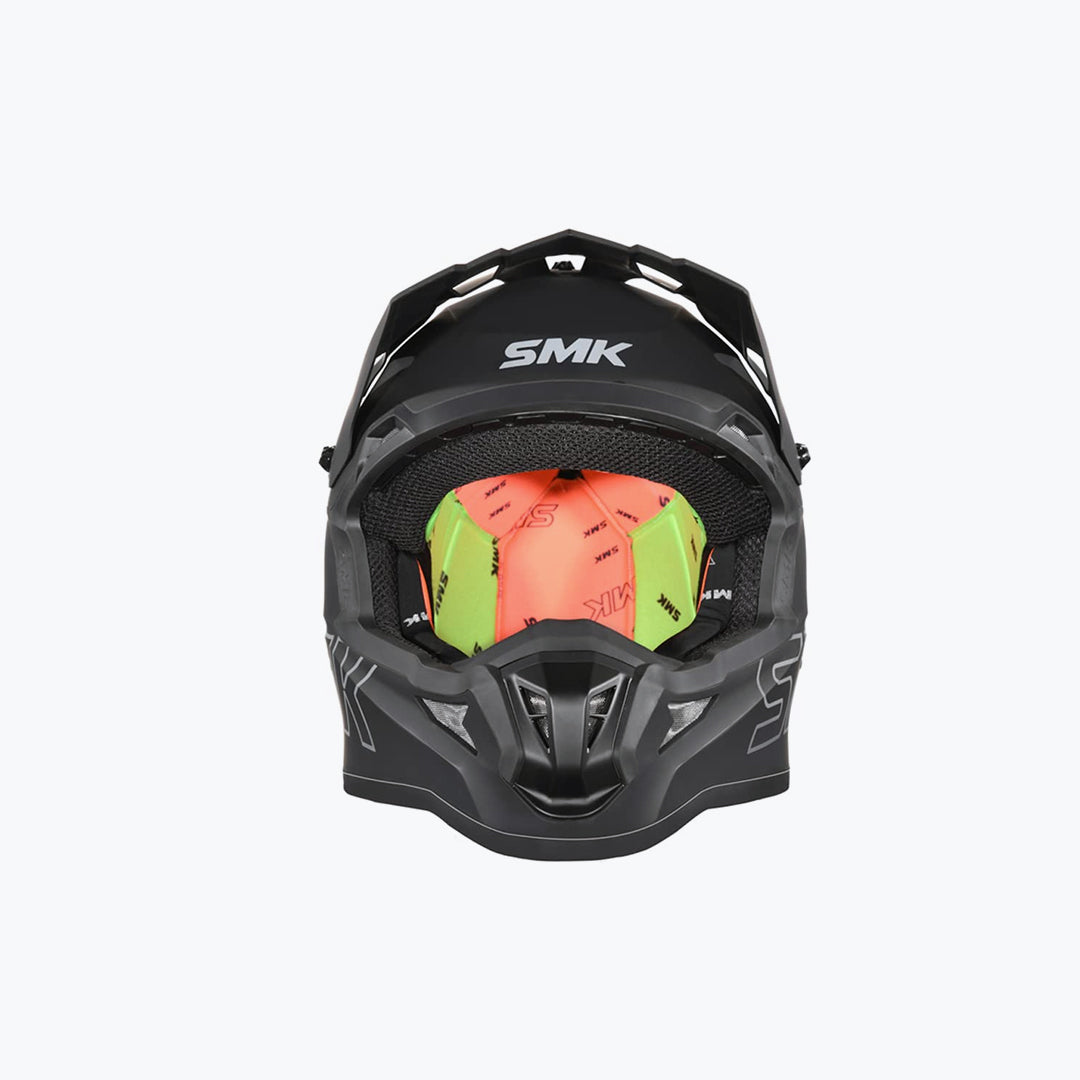 SMK Allterra S01 Unicolour MA260 Matt Black Grey Adventure Full Face Helmet - L