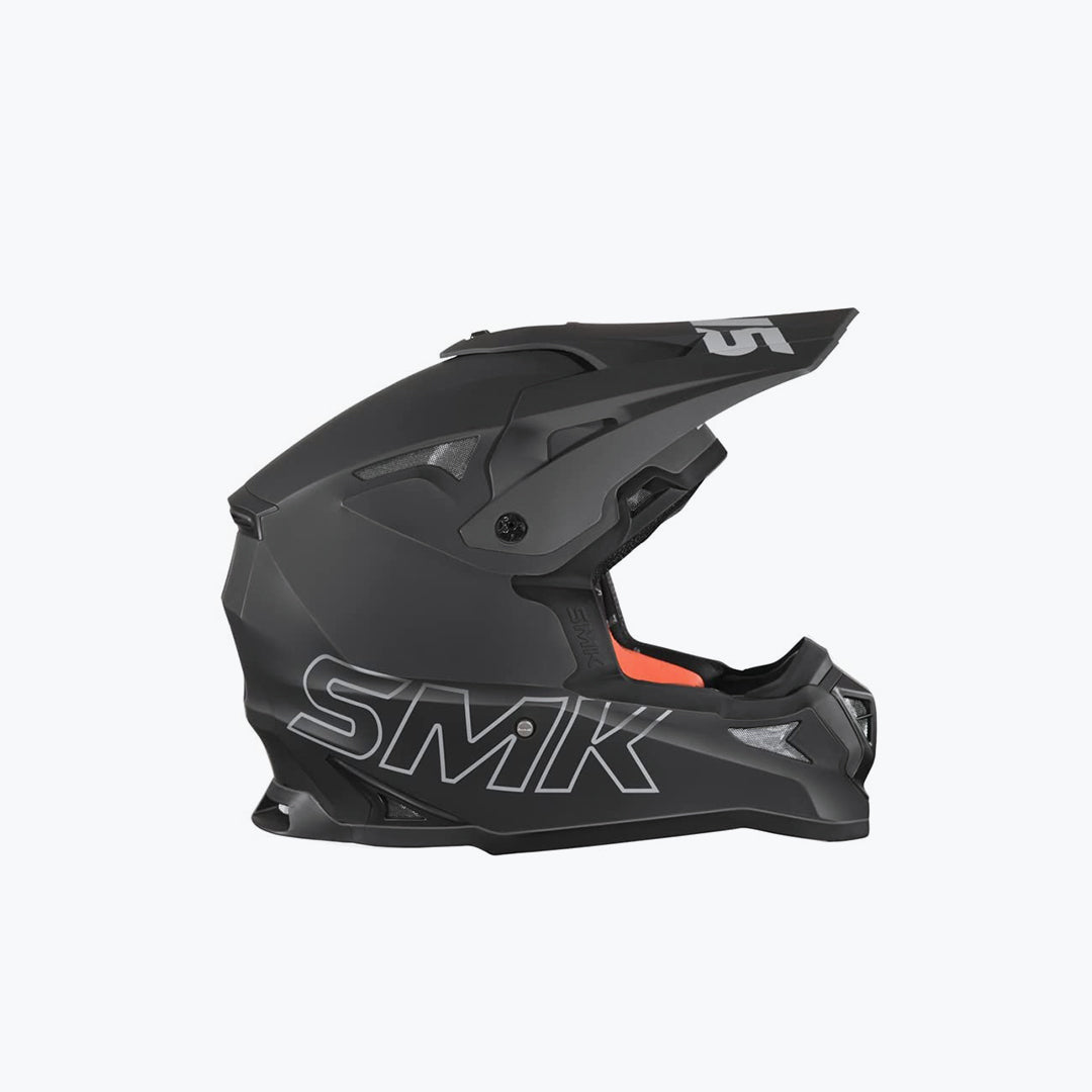 SMK Allterra S01 Unicolour MA260 Matt Black Grey Adventure Full Face Helmet - L
