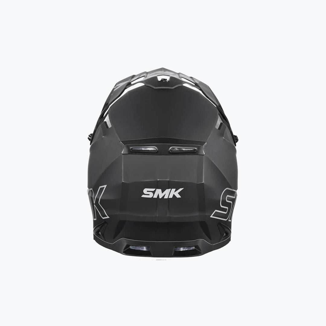 SMK Allterra S01 Unicolour MA260 Matt Black Grey Adventure Full Face Helmet - L