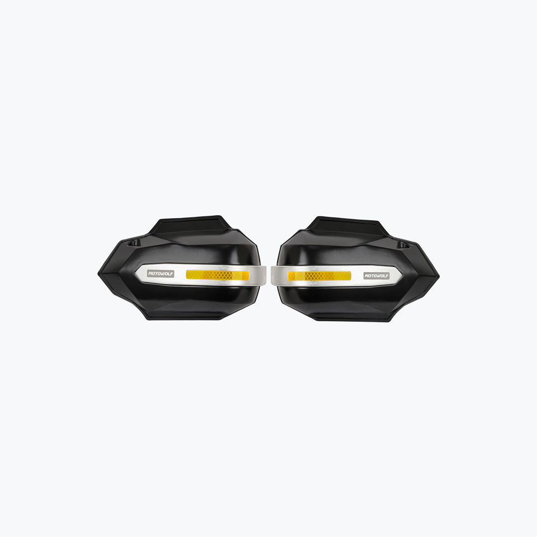 MOTOWOLF MDL3704C Black Motorcycle Handguards