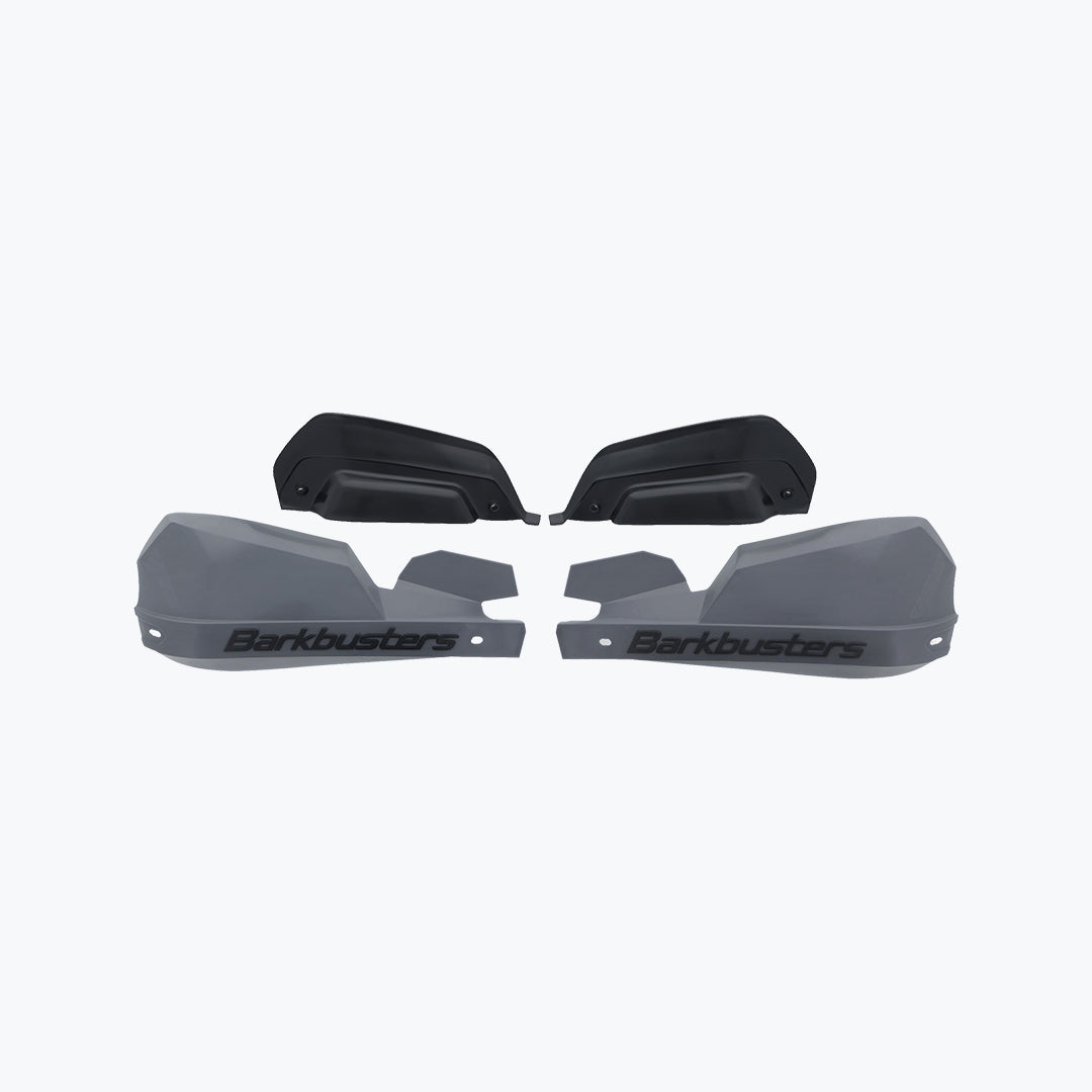 Barkbusters VPS Guard Grey VPS-203-00-GY Handguard Plastic Shield Kit with Wind Deflectors