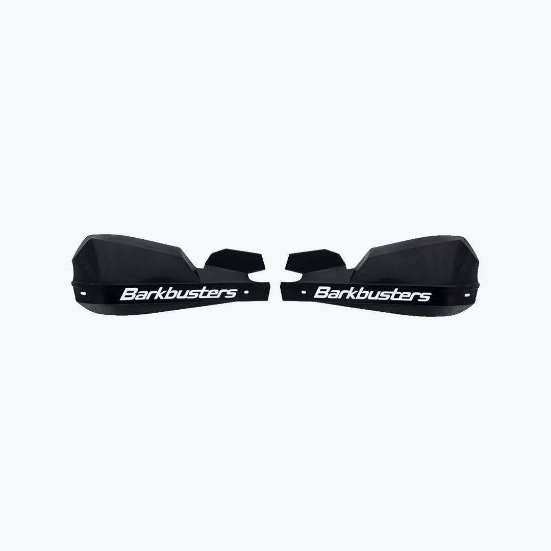 Barkbusters VPS Guard Black White VPS-203-00-BK Handguard Plastic Shield Kit with Wind Deflectors