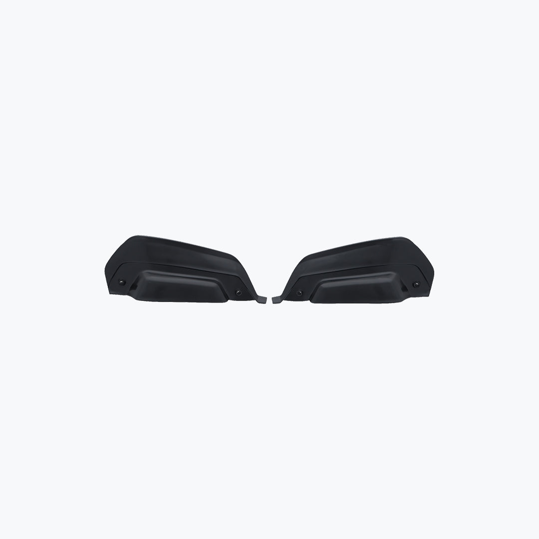 Barkbusters VPS Guard Black White VPS-203-00-BK Handguard Plastic Shield Kit with Wind Deflectors