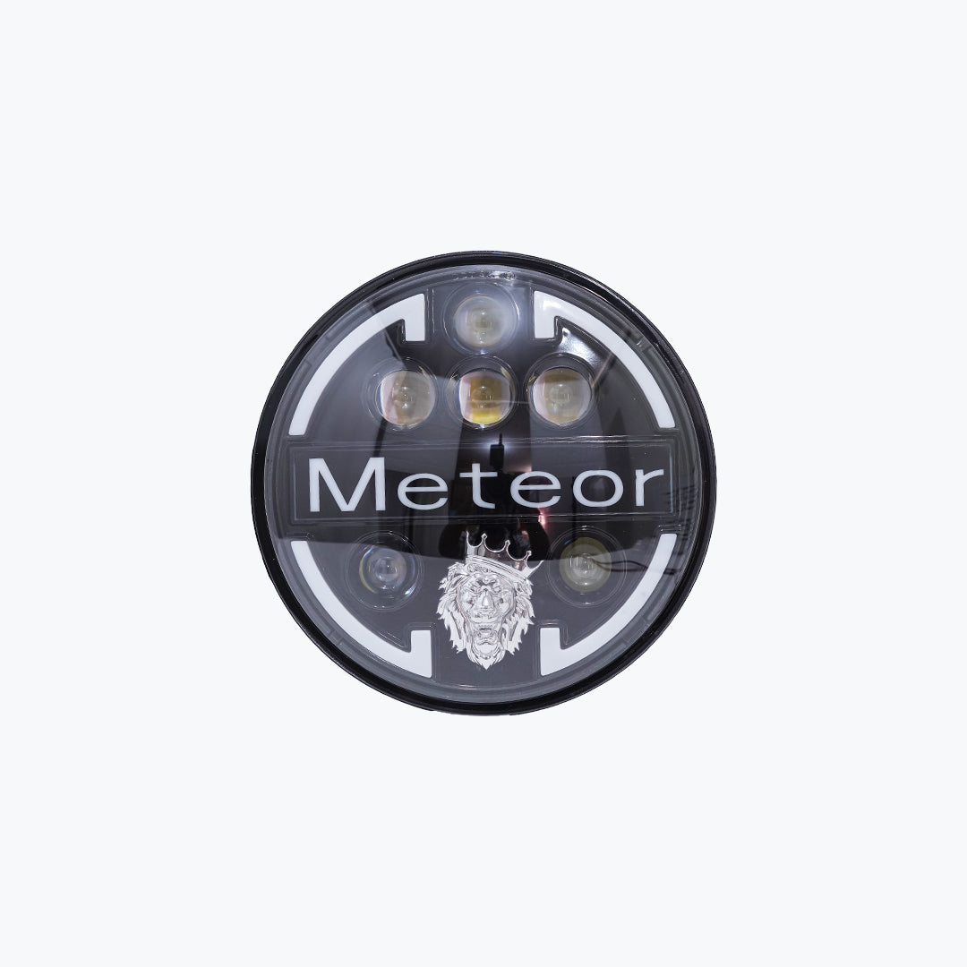 HJG 7 Inch Headlight Meteor Universal LED Motorcycle Headlight