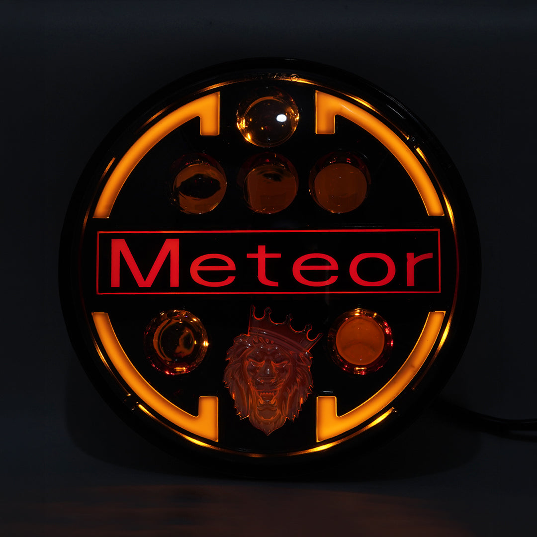 HJG 7 Inch Headlight Meteor Universal LED Motorcycle Headlight