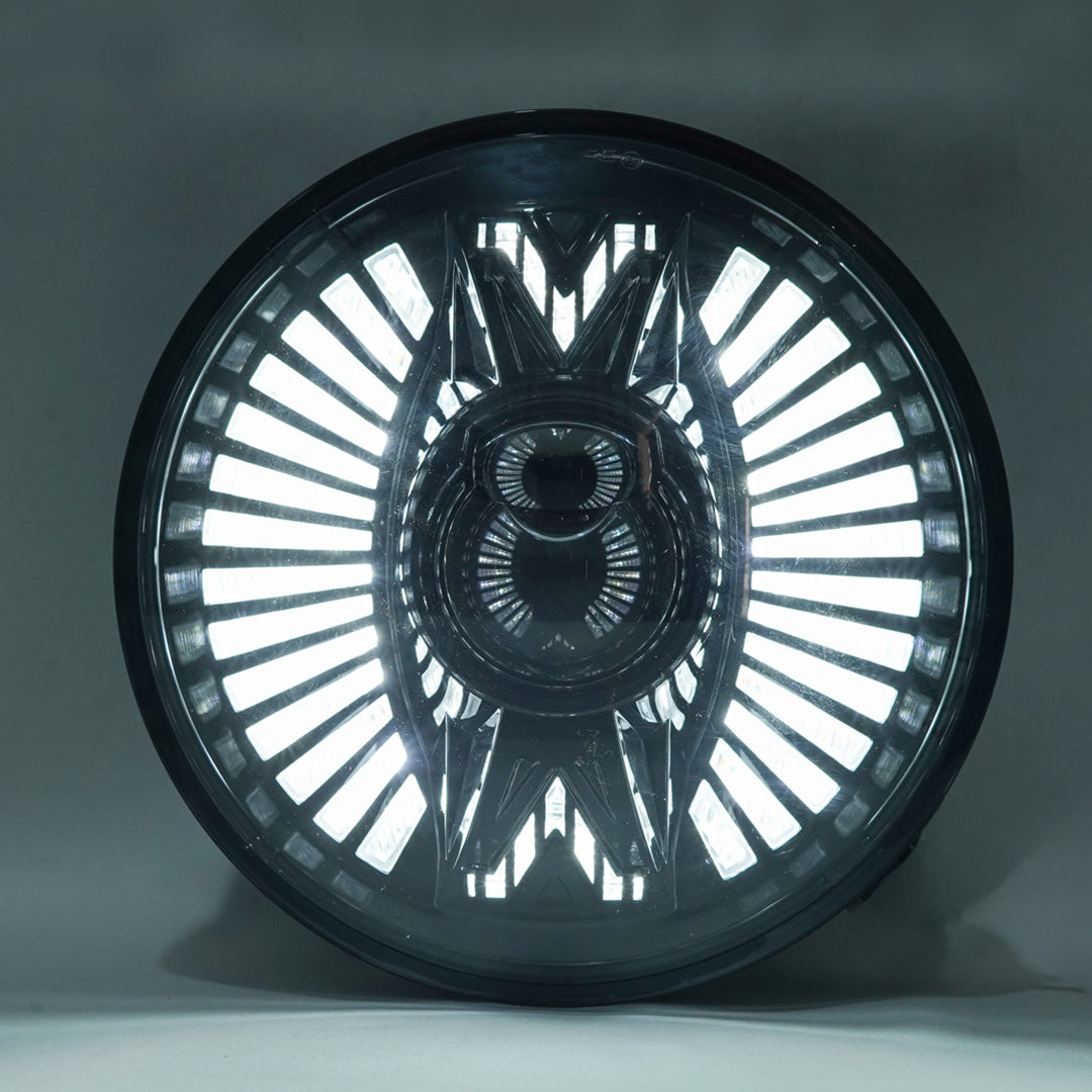 HJG Dragon Eye 7 Inch LED Motorcycle Headlight