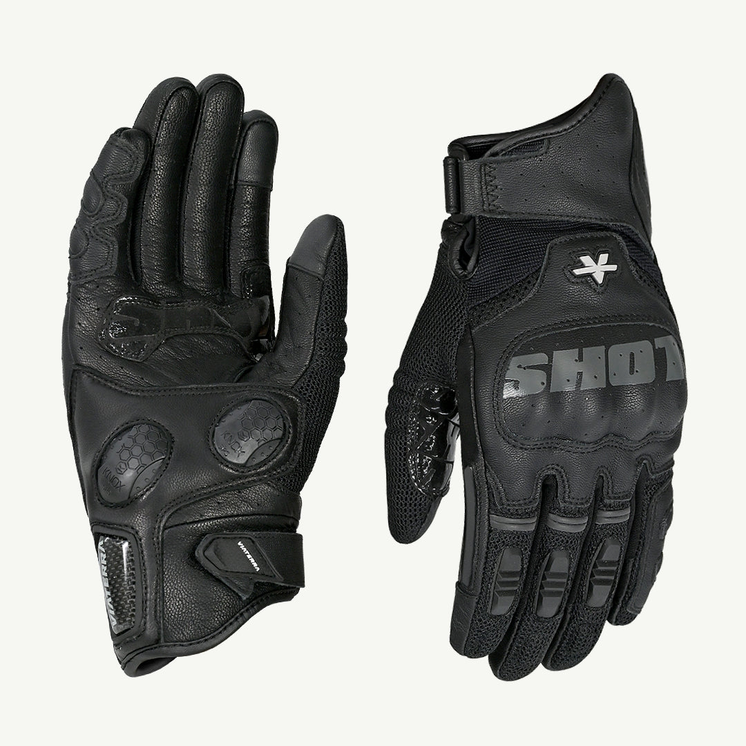 Viaterra Holeshot Pro Semi Gauntlet Black