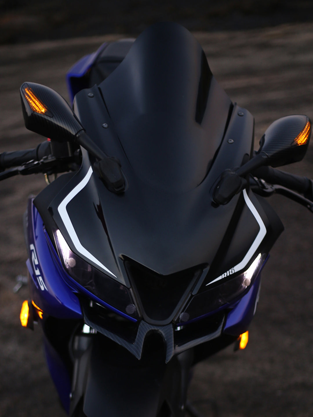 Indicator Mirror Carbon Dual Side