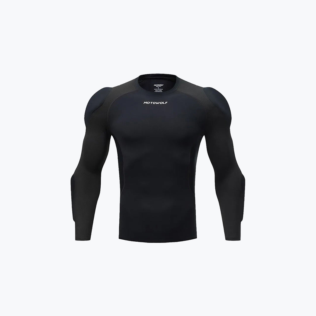 MOTOWOLF Armour Jacket Black 1035 Motorcycle Protective Riding Jacket