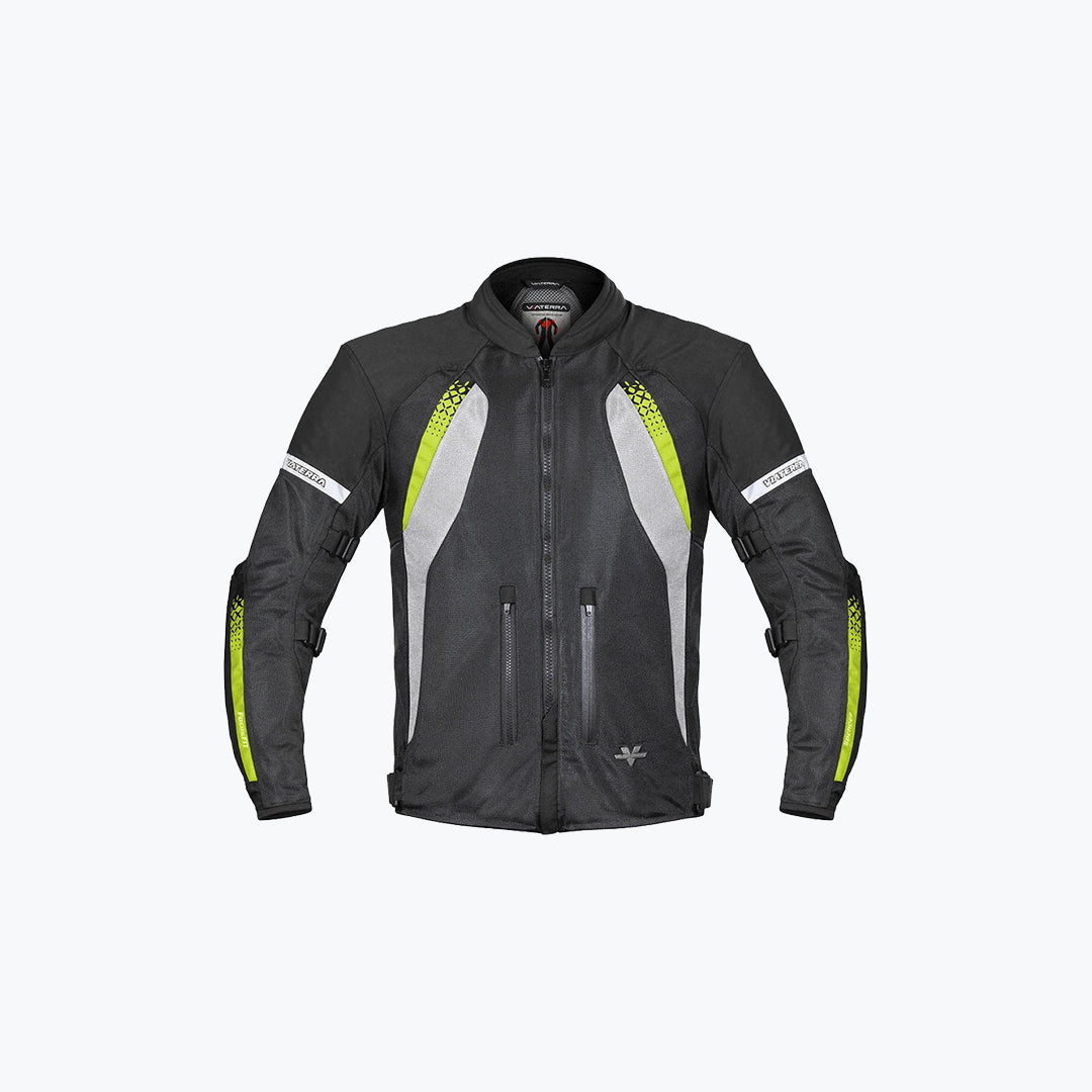 ViaTerra Spencer Street Mesh Riding Jacket Black Green