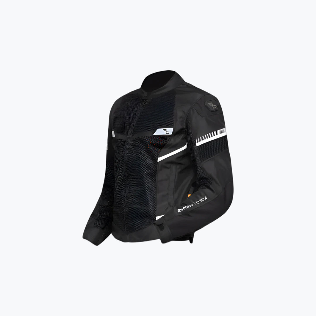 Bikeratti Veloce Motorcycle Riding Jacket Black Neon