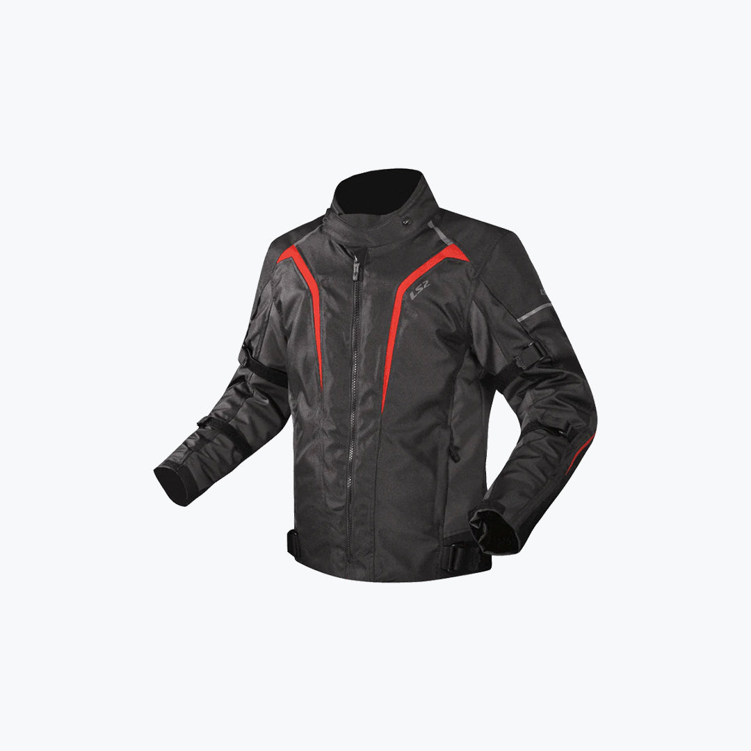 LS2 Sepang Man Jacket Grey Red Size