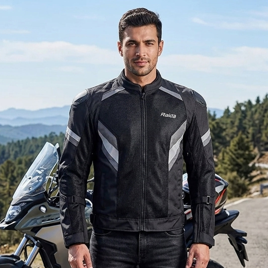 Raida Frigate Motorcycle Riding Jacket Black