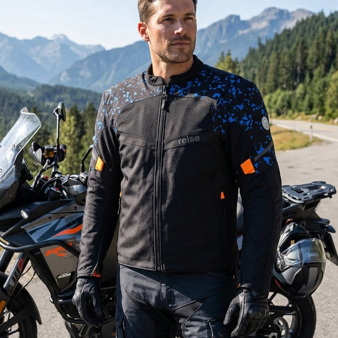 Reise Dalton Sport Mesh Riding Jacket Blue