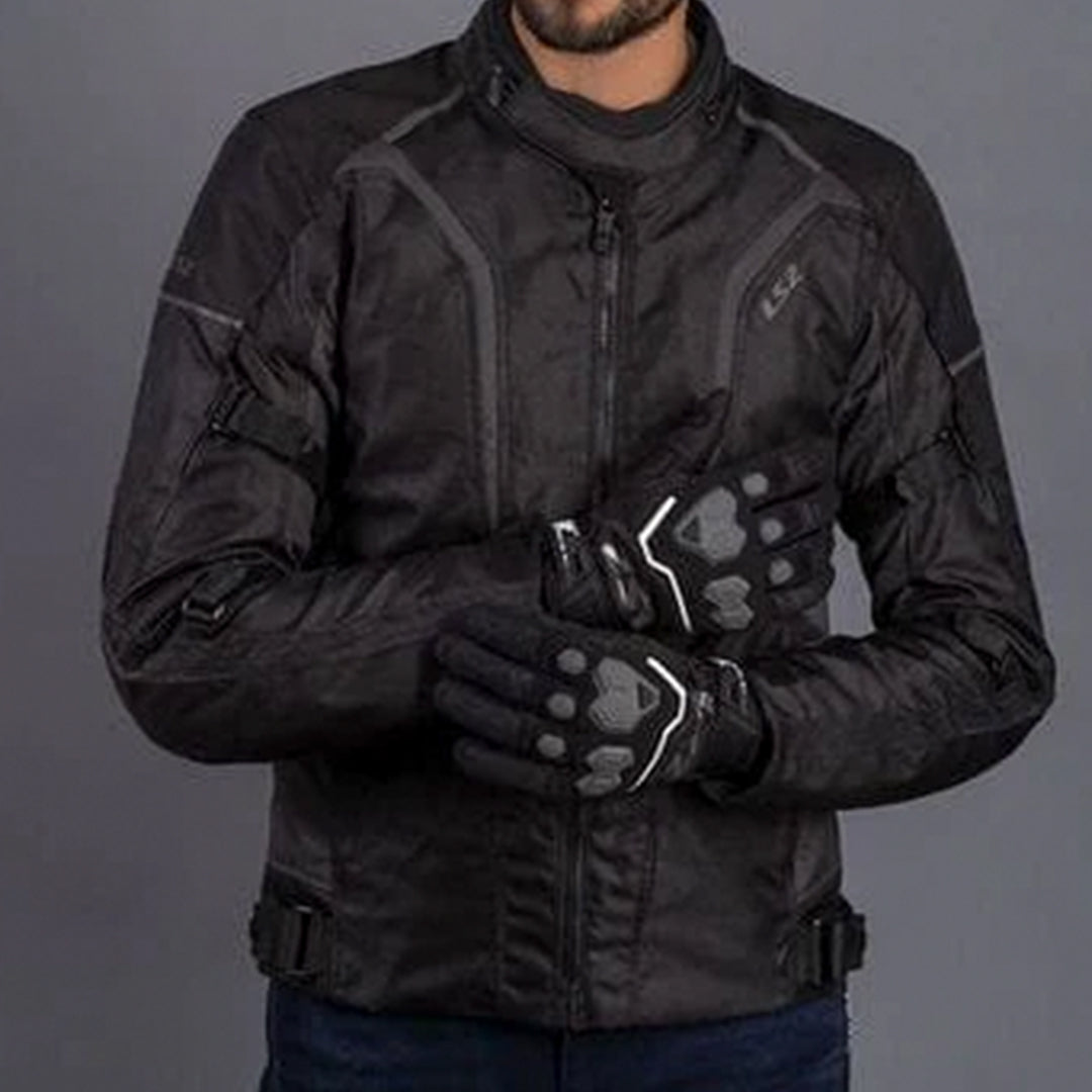 LS2 Sepang Man Jacket Black Dark Grey