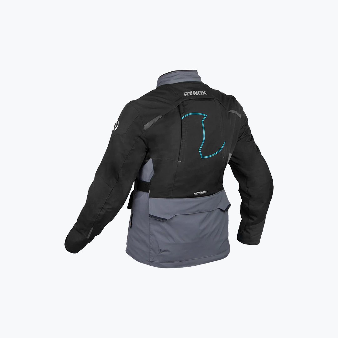 Rynox Advento Pro Riding Jacket Black Blue / Black Grey / Black Green