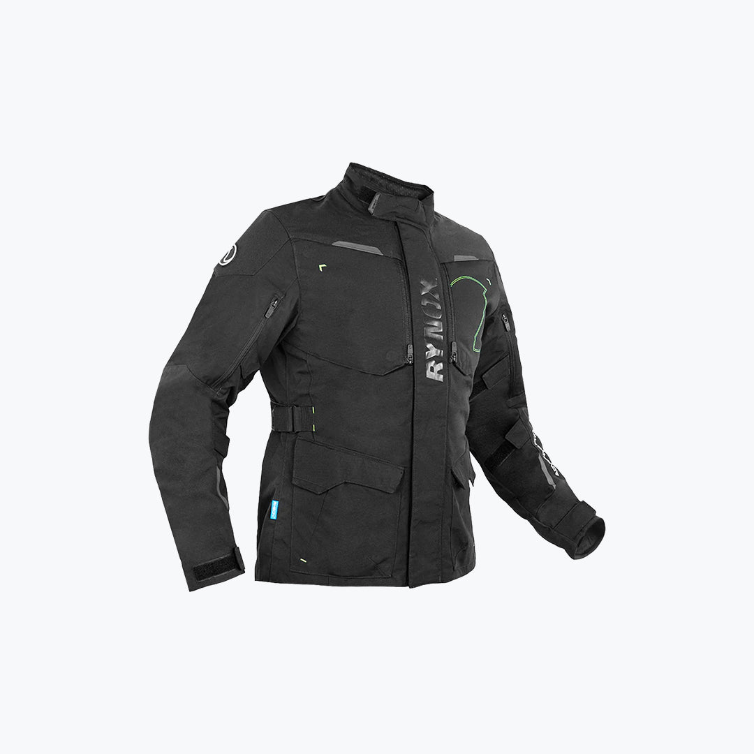 Rynox Advento Pro Riding Jacket Black Blue / Black Grey / Black Green
