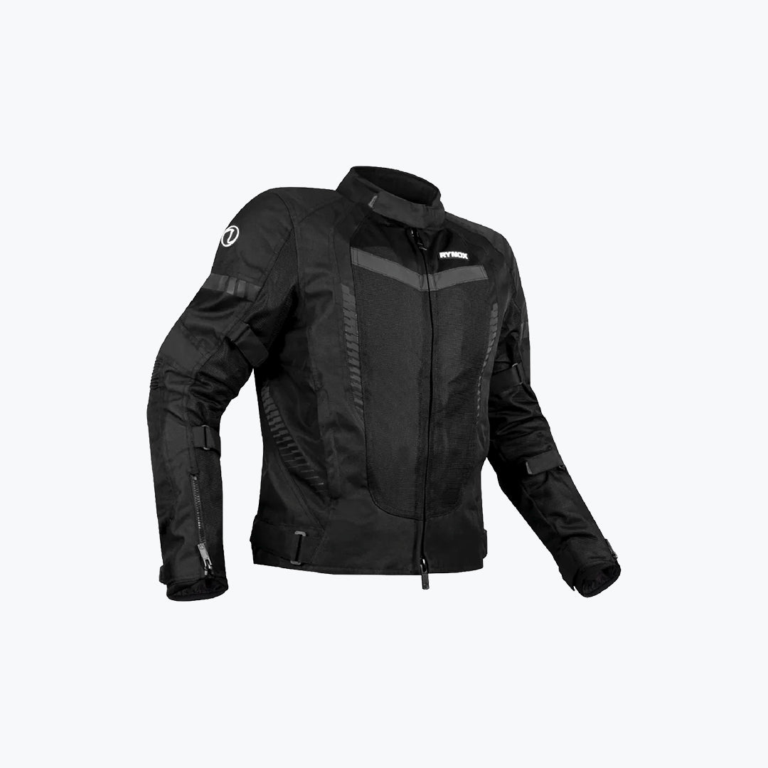Rynox Tornado Pro 4 Jacket CE A Black White / Black Red / Black / Black Hiviz GRN