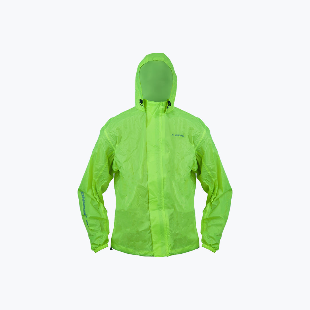 JB Racing Rain Jacket Hi Vis Green