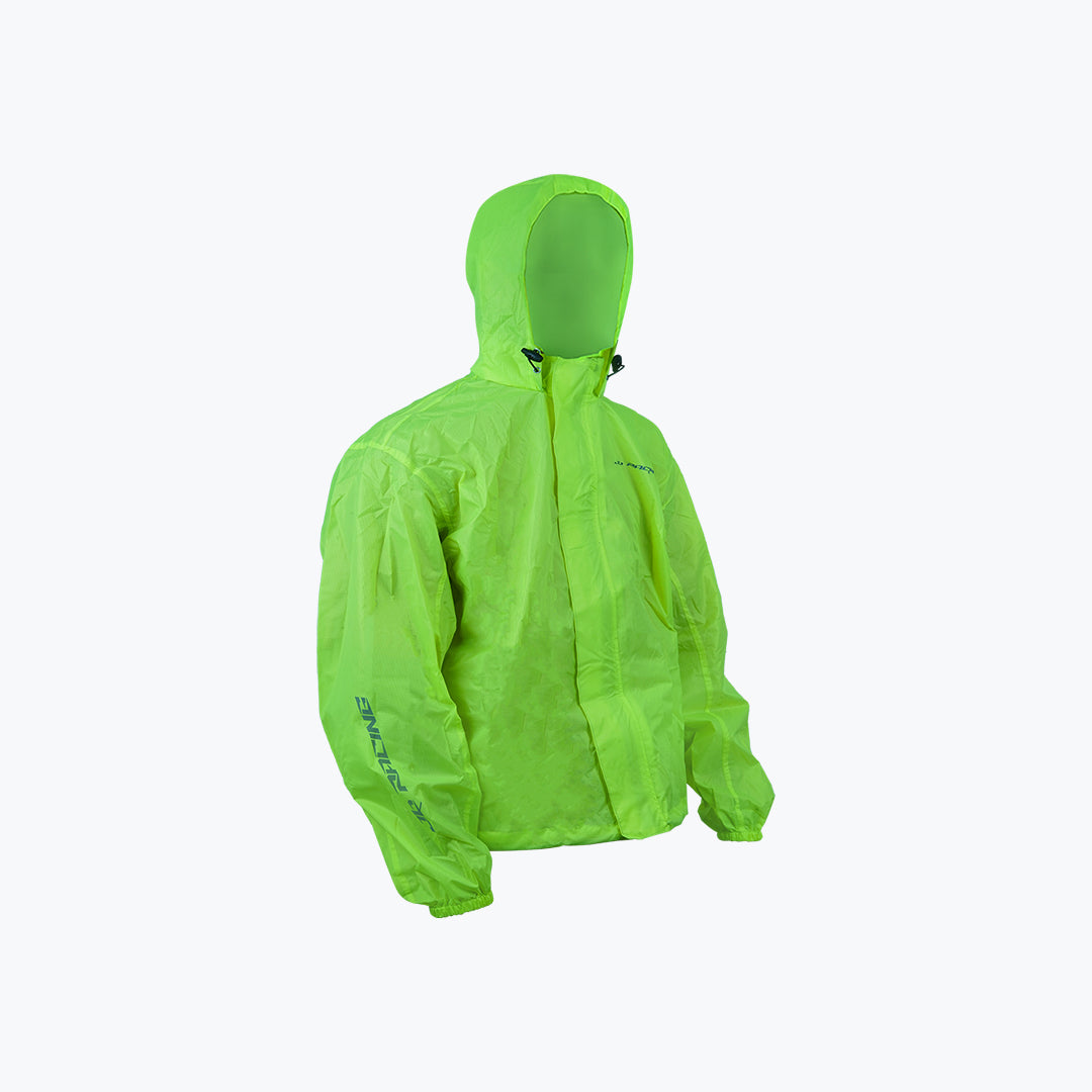 JB Racing Rain Jacket Hi Vis Green