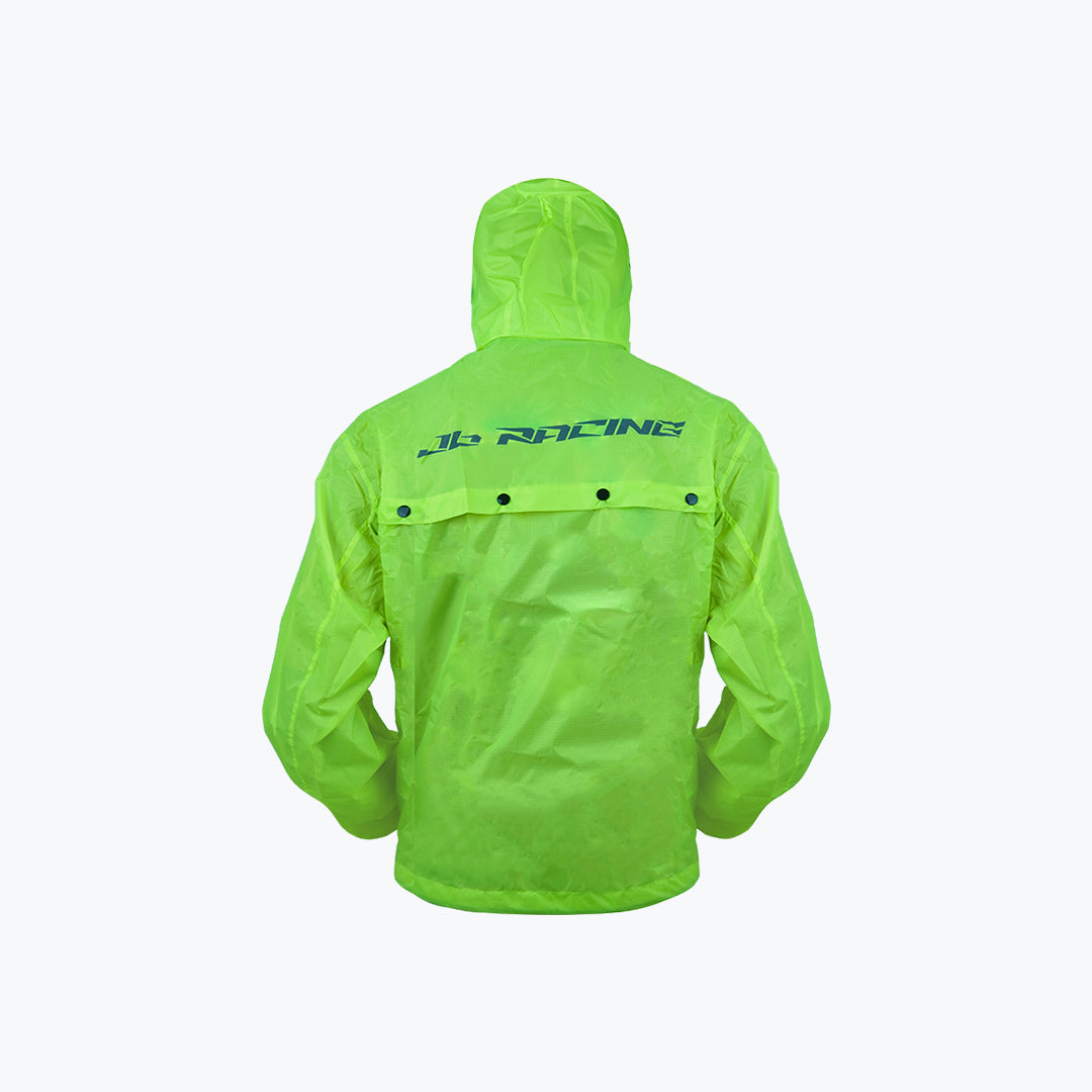 JB Racing Rain Jacket Hi Vis Green