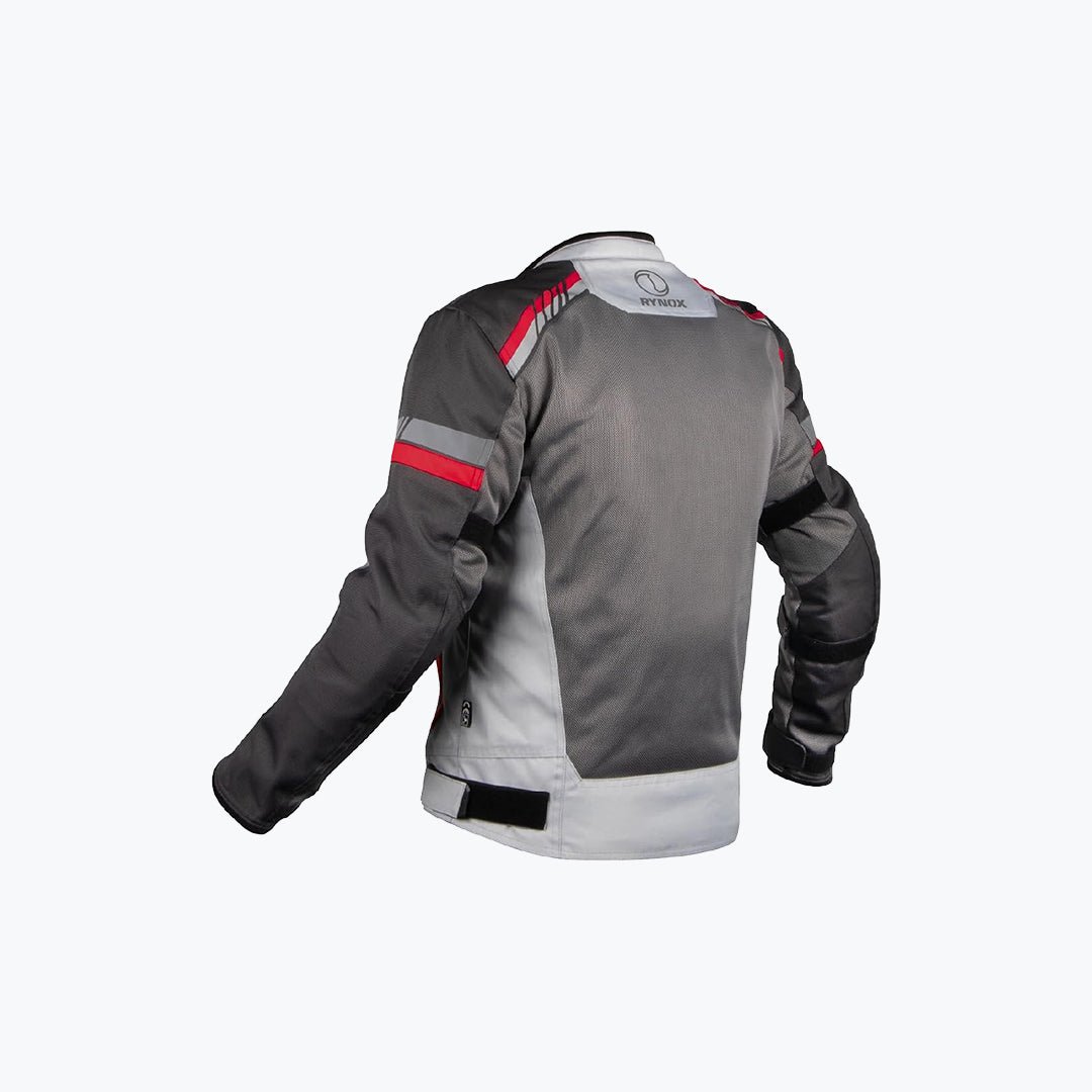 Rynox Air GT 4 Jacket CE Class A Dark Grey Red
