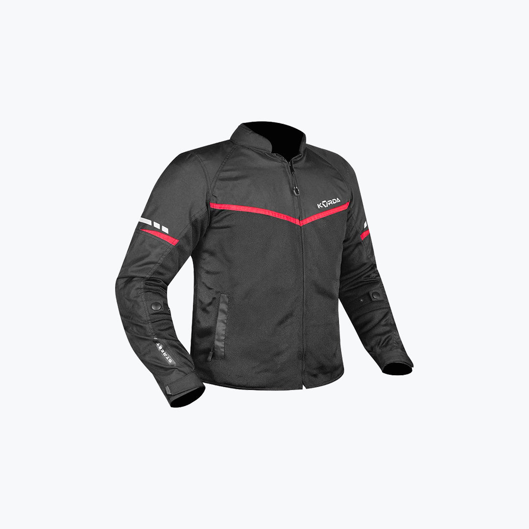 KORDA Street Riding Jacket Black Red