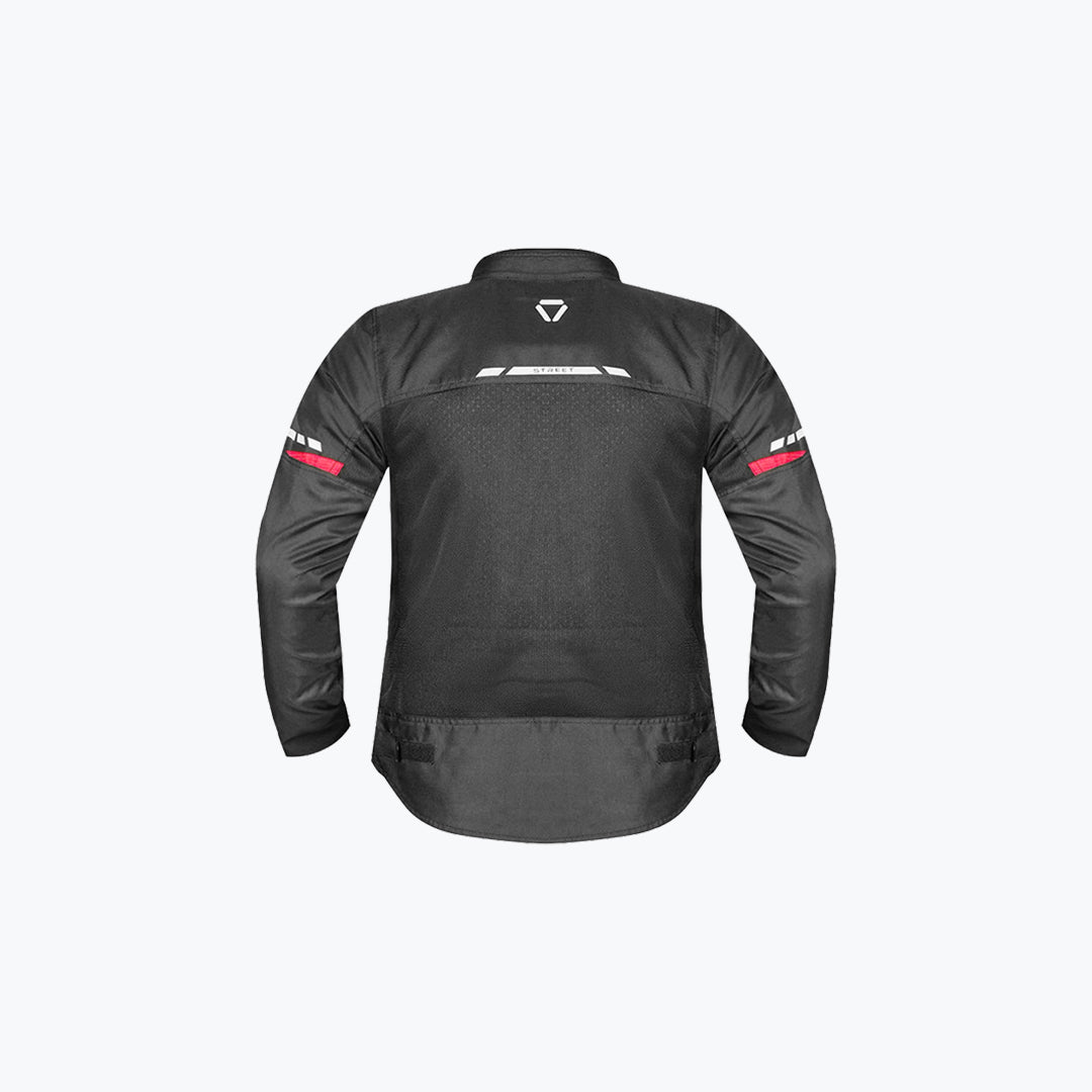 KORDA Street Riding Jacket Black Red