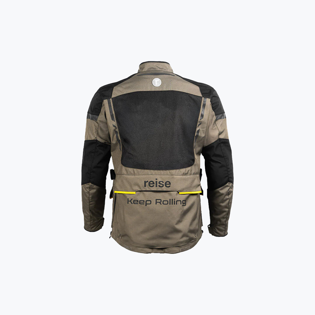 Reise Pine Air Riding Jacket Olive Adventure Touring Jacket