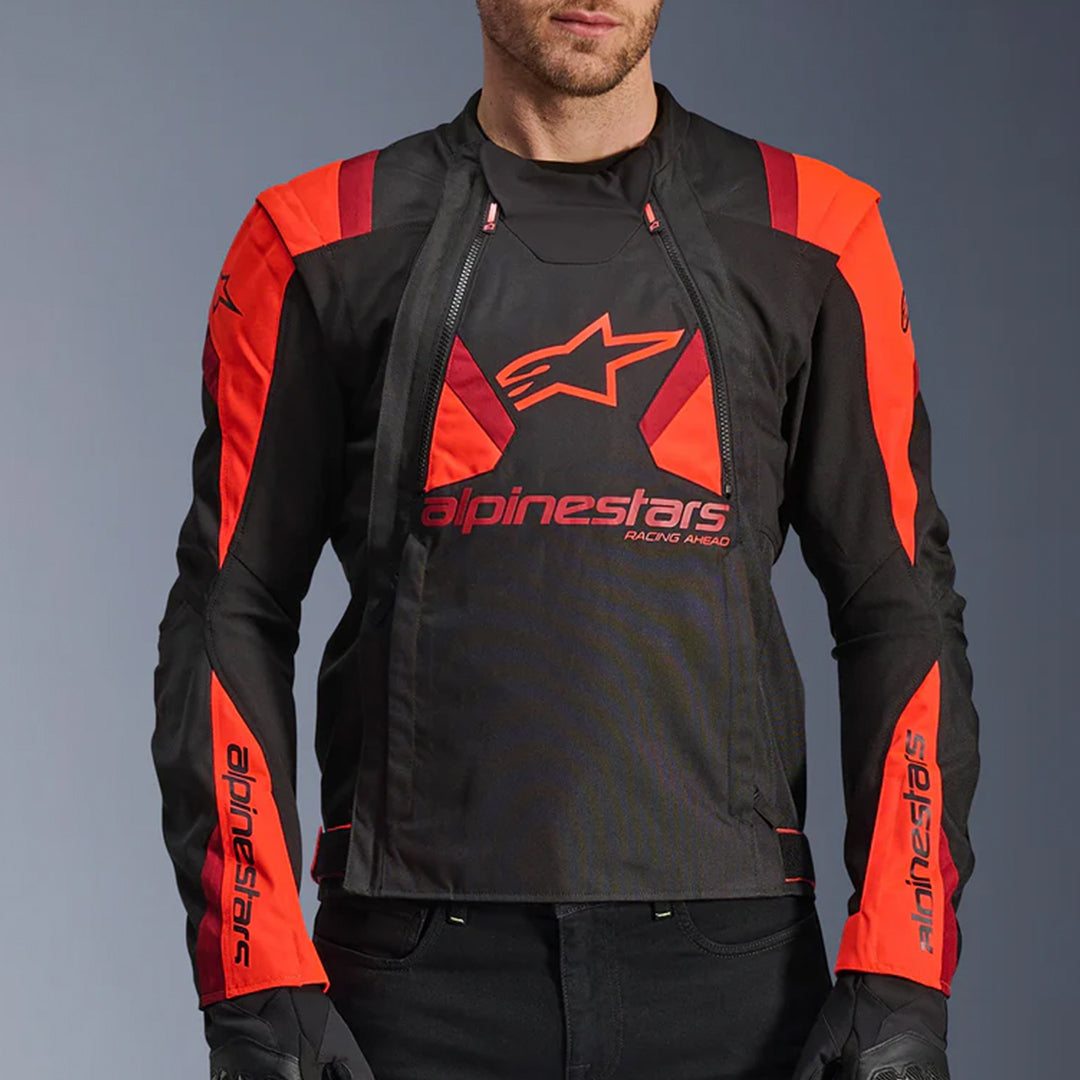 ALPINESTARS T-Stunt Air Jacket Black Red Fluo Dark Red