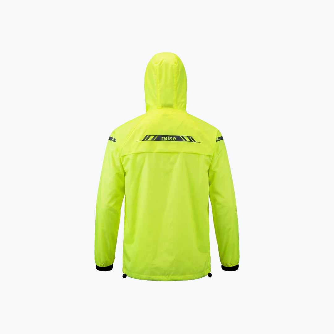 Reise Dry Tech Rain Jacket Green Waterproof Riding Jacket
