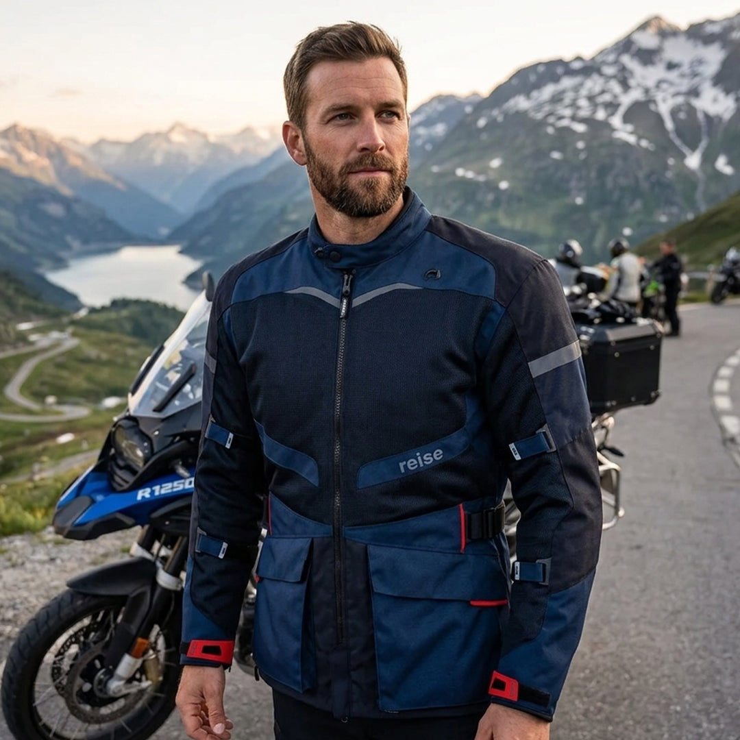 Reise Pine Air Riding Jacket Blue 4XL