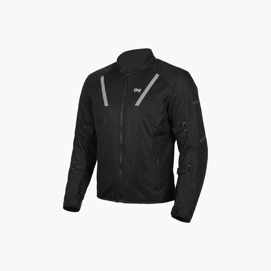 ER Urban Mesh Riding Jacket Black Dark Grey / BLK RED