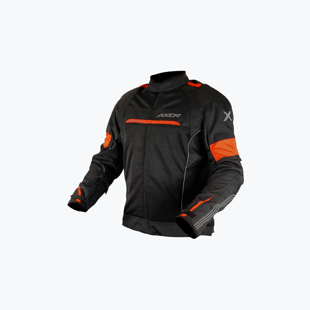 AXOR Cruise 2 Riding Jacket Black Orange