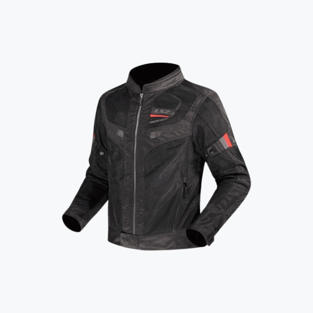 LS2 Garda Air Man Jacket Black Red
