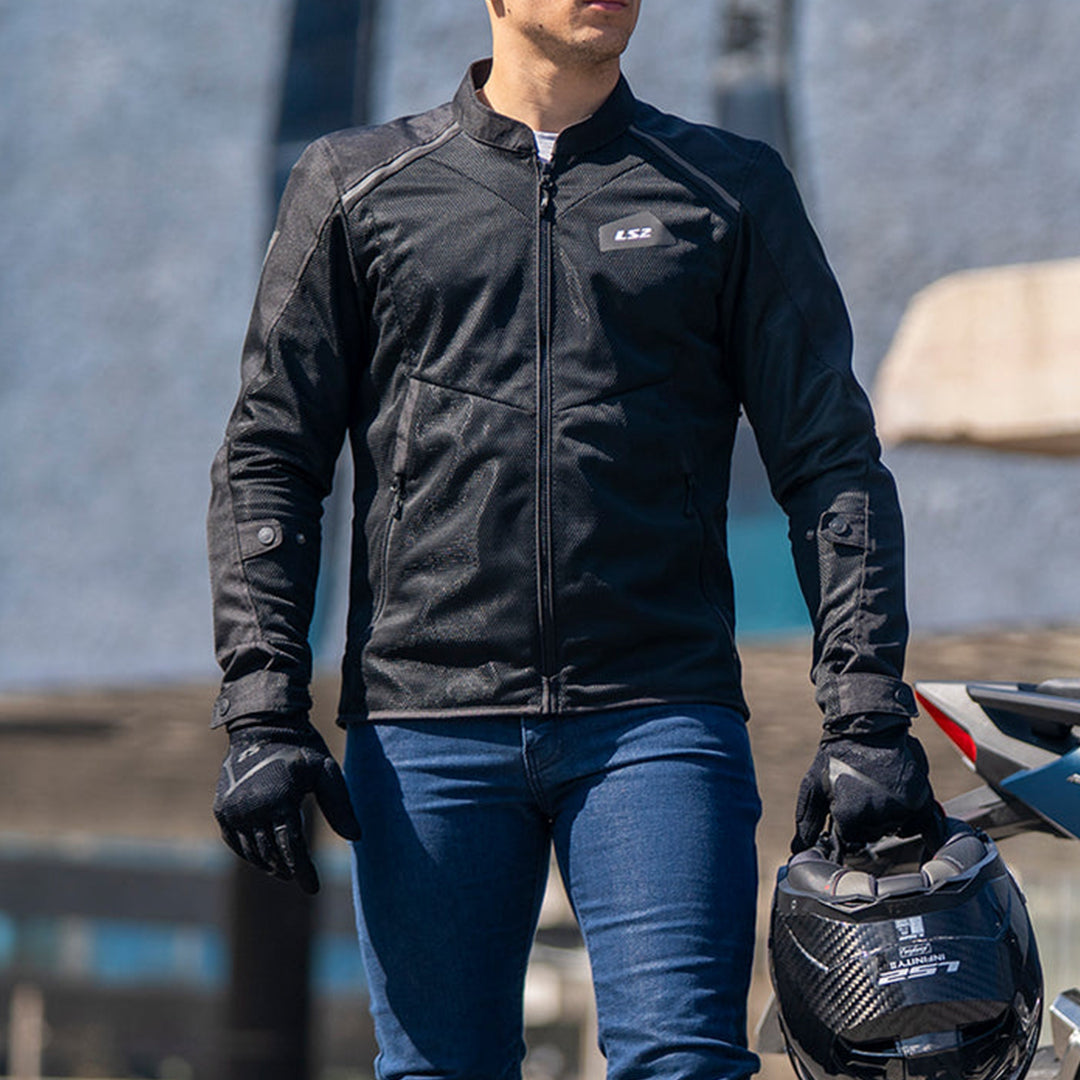 LS2 Breezer CE A Jacket Black