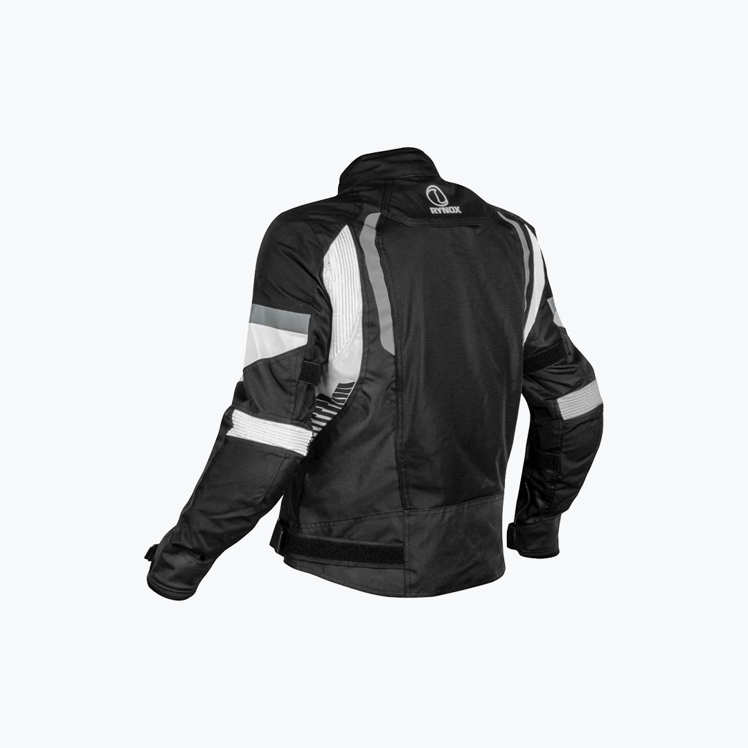 Rynox Tornado Pro 4 Jacket Black White