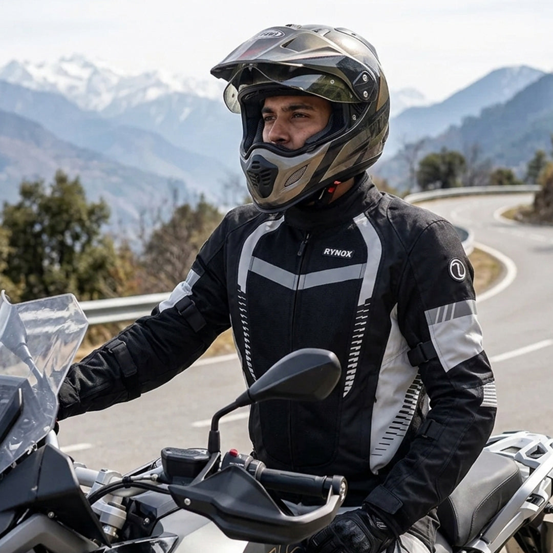 Rynox Tornado Pro 4 Jacket Black White