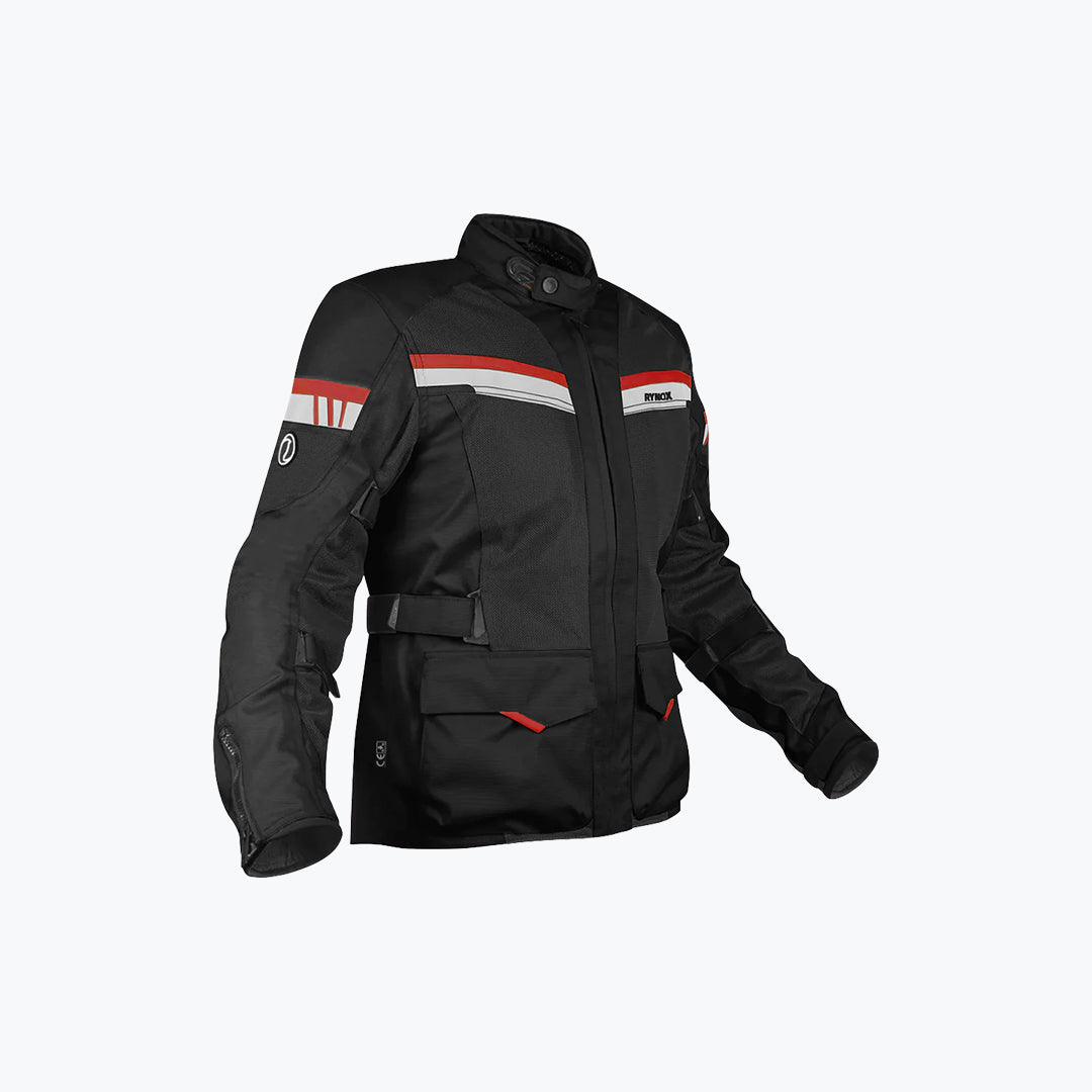 Rynox Stealth Air Pro Jacket Black Red