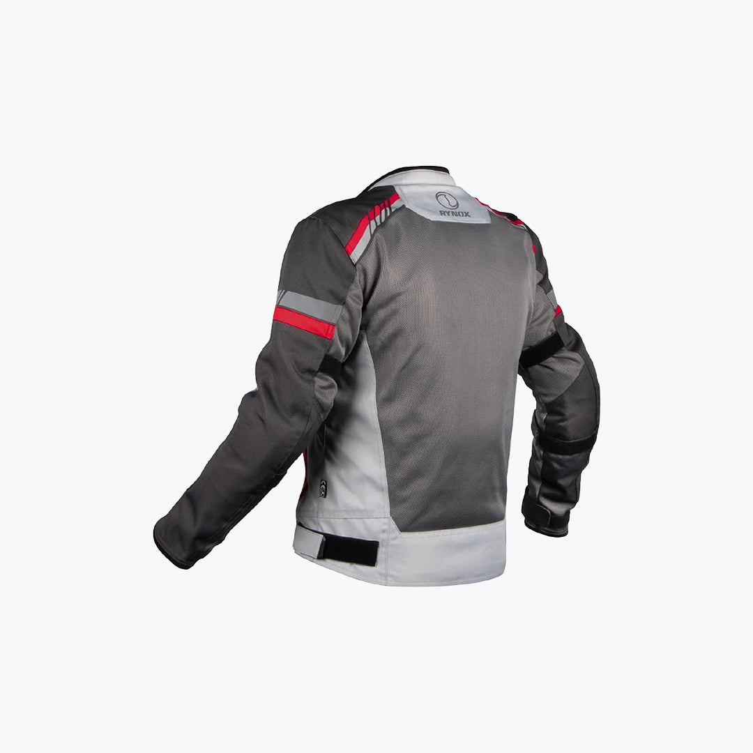 RYNOX Air GT 4 Jacket Dark Grey Red