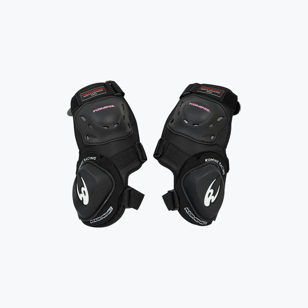 Kominie Knee Guard with Slider Black – Motorcycle Riding Knee Protector